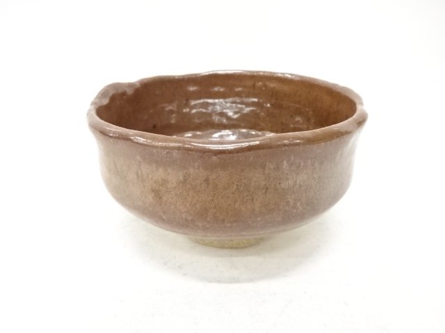 JAPANESE TEA CEREMONY / TEA BOWL CHAWAN / IRON GLAZE
